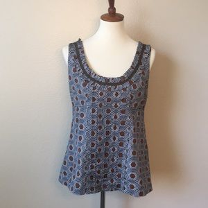 Women’s Tory Burch Sleeveless Top Brown Size 10